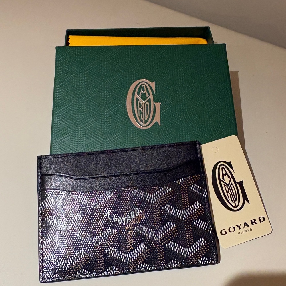 1.1 Goyard Black Saint-Sulpice Cardholder